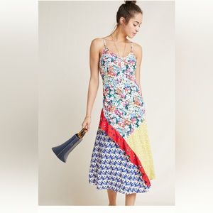 Anthropologies colloquial bias dress, medium